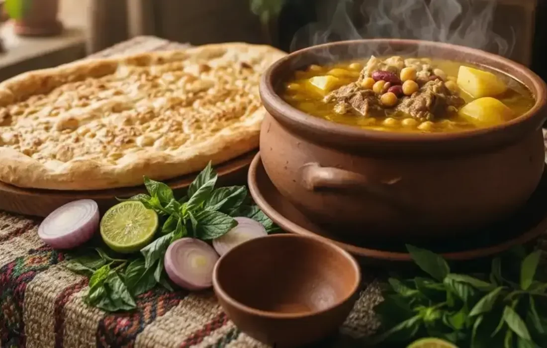 طرز تهیه آبگوشت سنتی به سبک اصیل ایرانی