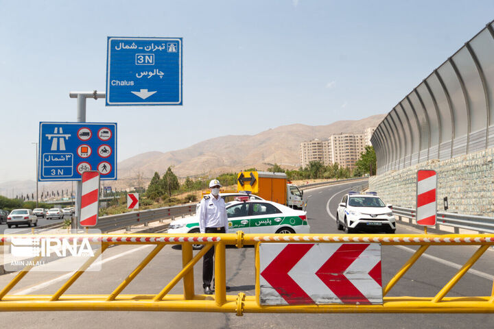 ممنوعیت تردد از محور چالوس و آزادراه تهران – شمال