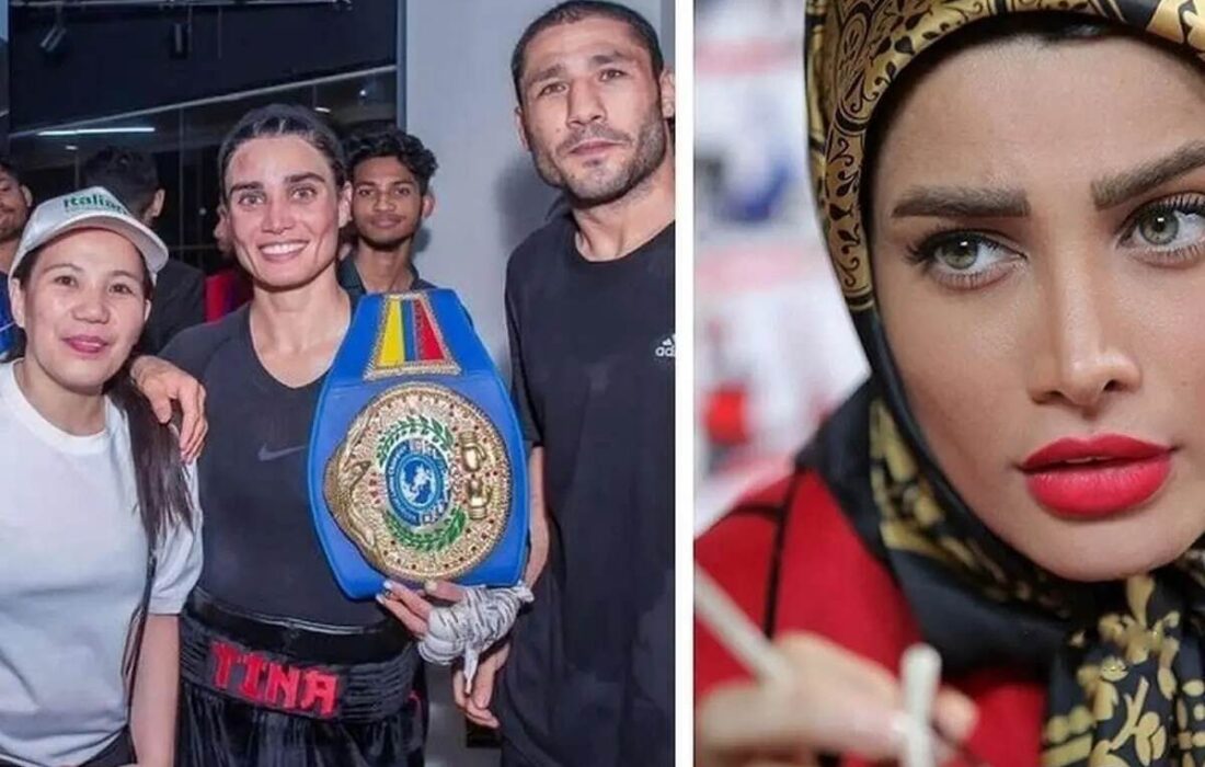 بازیگر زیبای ایرانی عضو تیم ملی بوکس شد