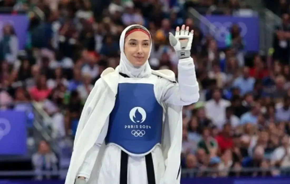 درخشش مدال طلا بر گردن مبینا نعمت زاده