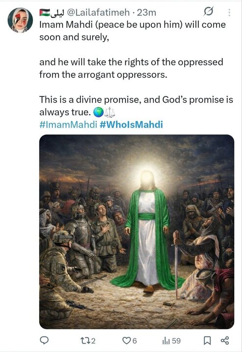 نیمه شعبان؛واکنش کاربران زبان‌های خارجی به کارزار «مهدی کیست؟»+ تصاویر