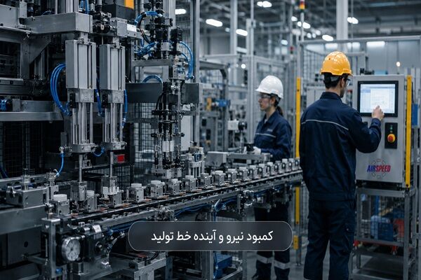 کمبود نیروی کار در کارخانه‌ها و نقش اتوماسیون صنعتی در حفظ خط تولید